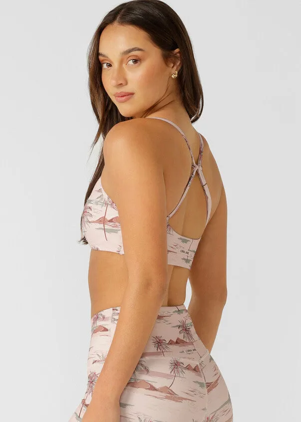 Paradise Palm Swim Sport Bralette