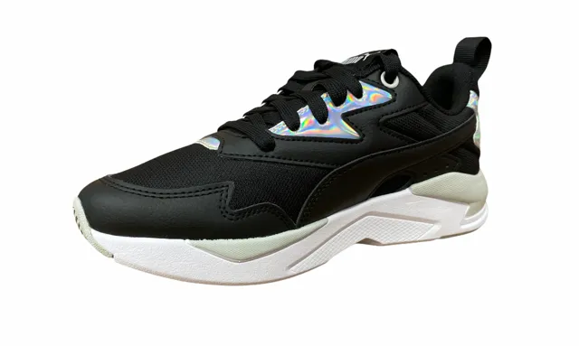 Puma scarpa sneakers da donna  X-Ray Lite Metallic 368858 04 nero bianco viola