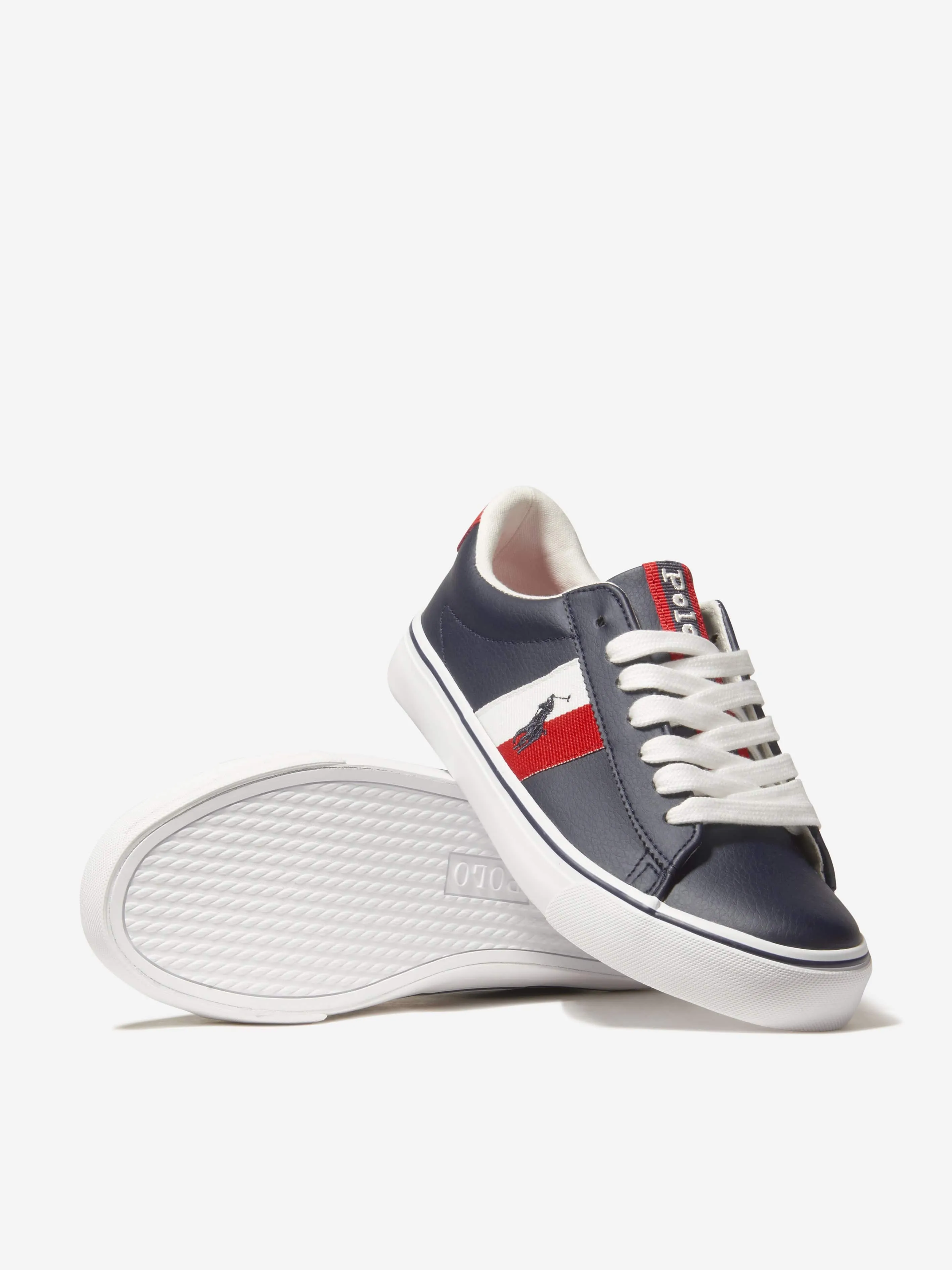 Ralph Lauren Boys Westcott II Trainers in Navy