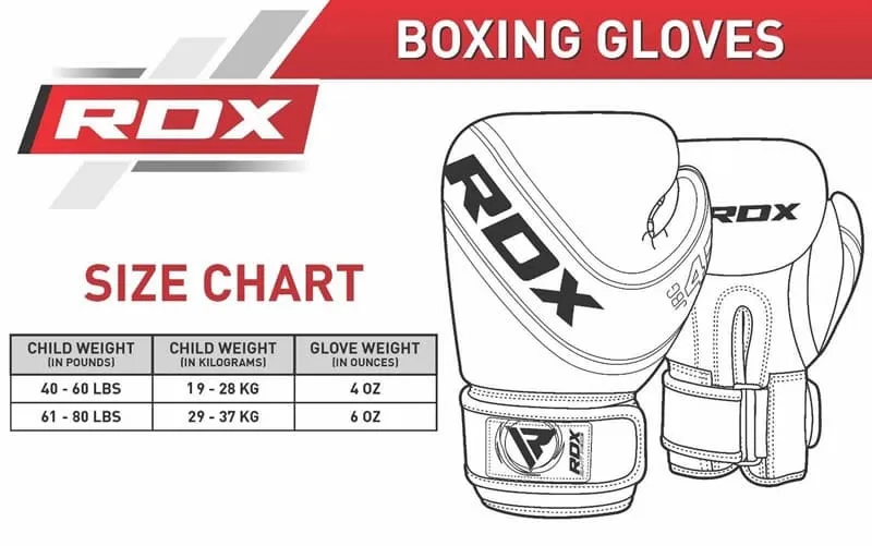 RDX Kids Boxing Gloves Blue/Black