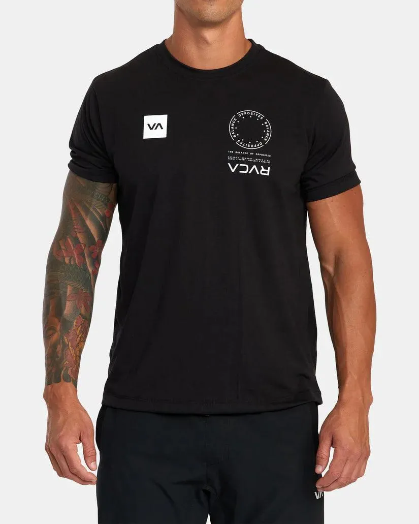 RVCA Men's VA Mark Short sleeve Tee