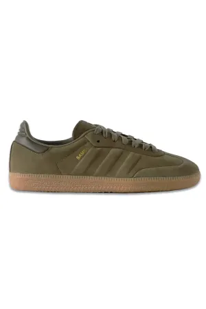 Samba OG Leather-trimmed Nubuck Sneakers