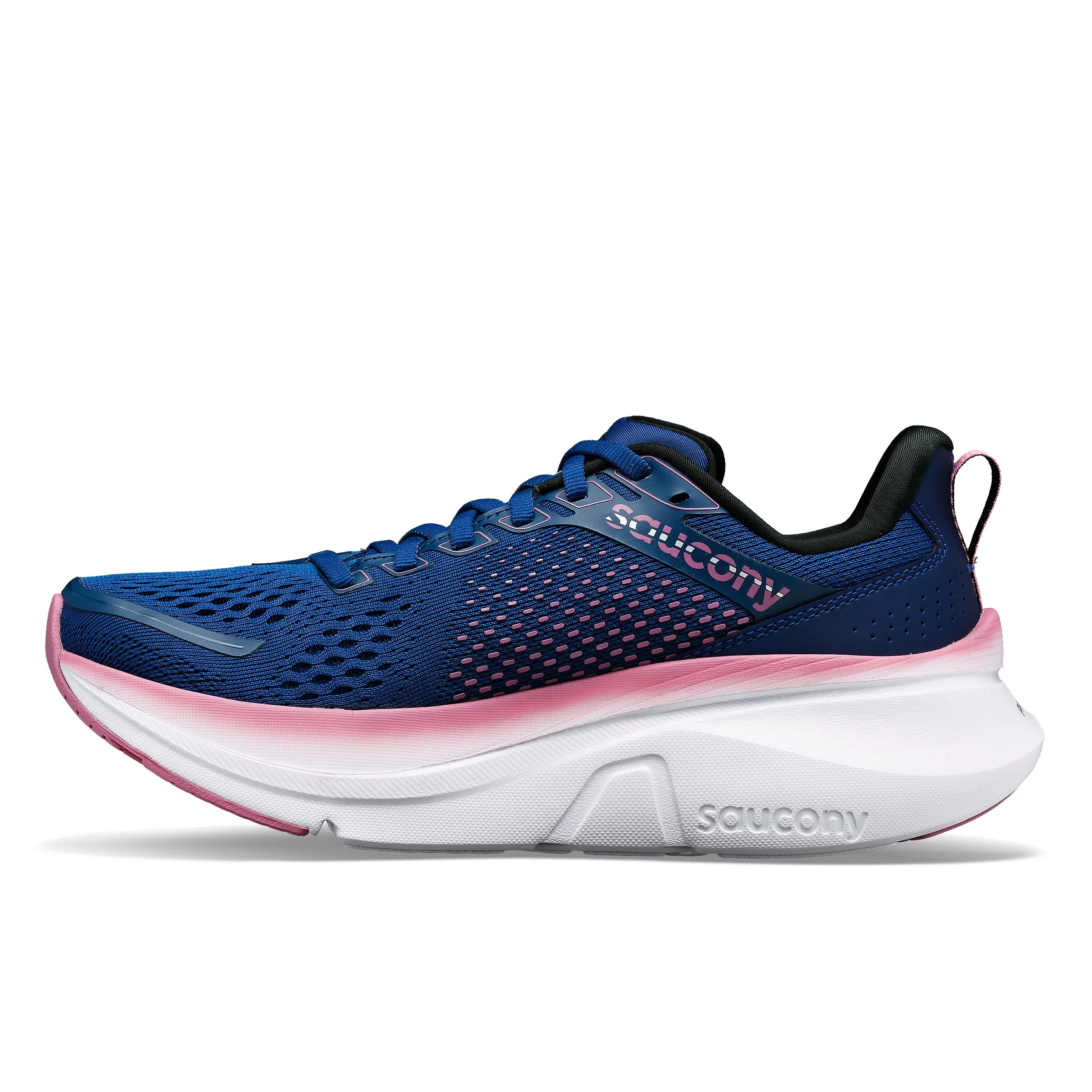 Saucony Women's Guide 17 Running Shoes Navy / Orchid