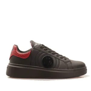 Scarpe Donna Y NOT Sneakers linea Queen Round in Pelle Nera