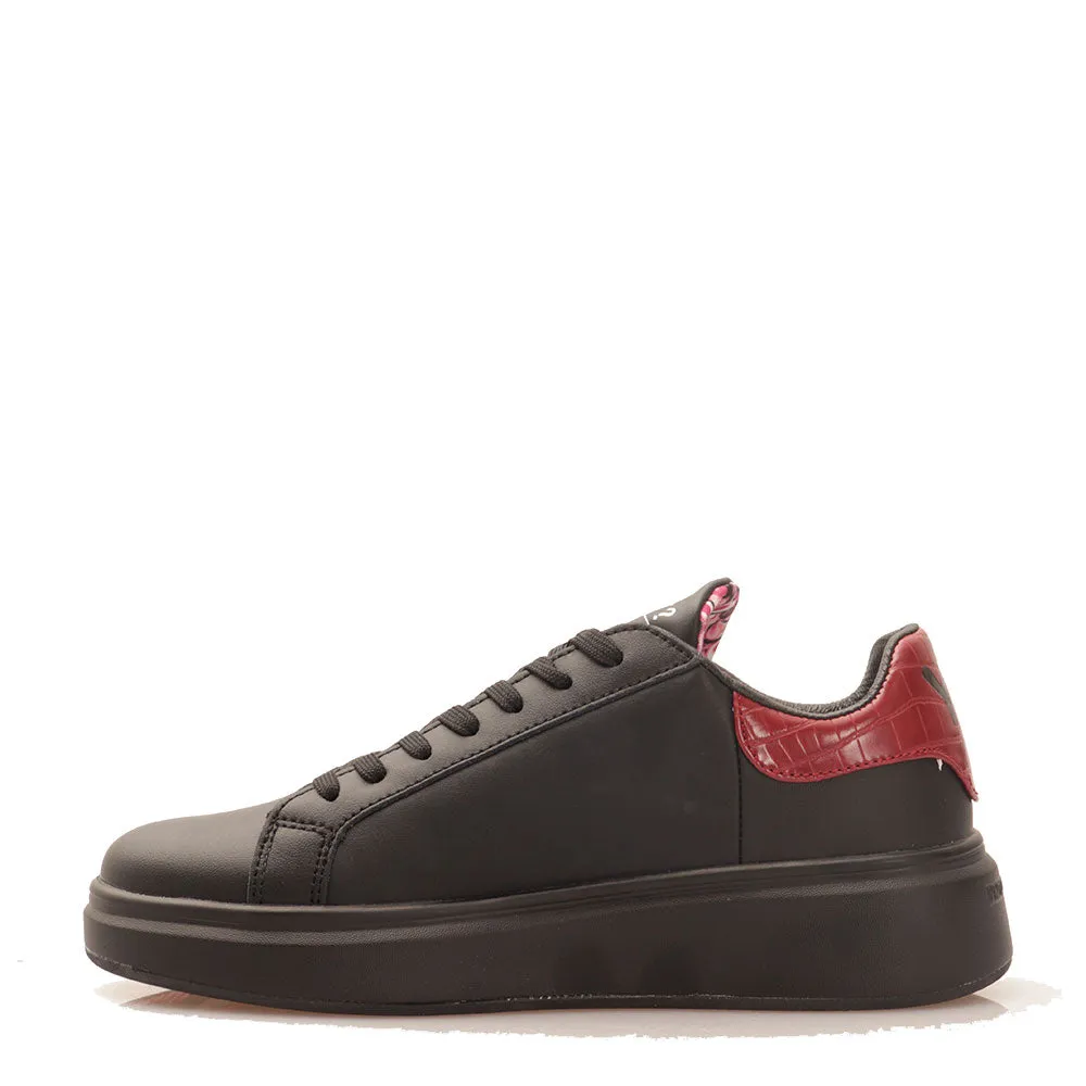 Scarpe Donna Y NOT Sneakers linea Queen Round in Pelle Nera