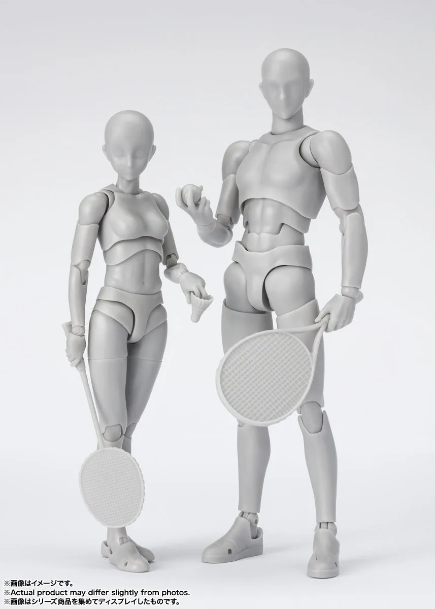 S.H.Figuarts Body-Chan -Sports- Edition DX Set (Gray Color Ver.)