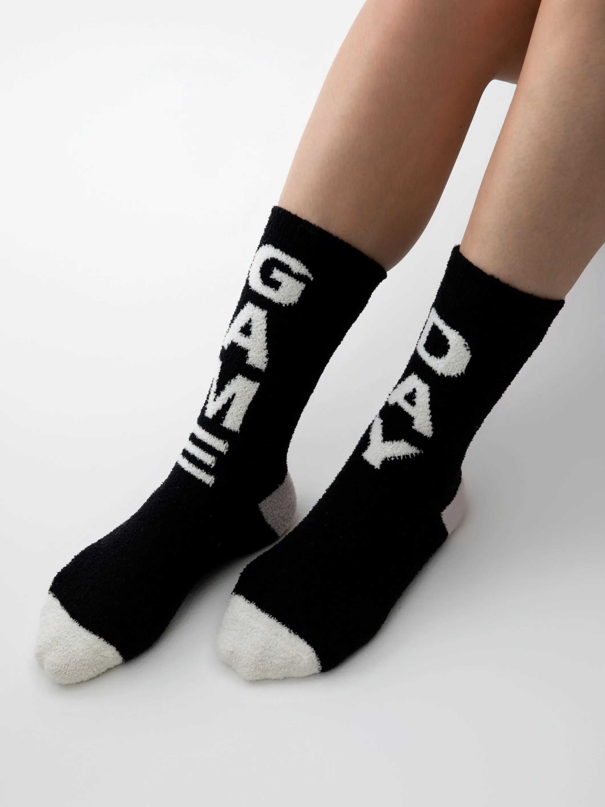 Shiraleah "Game Day" Socks, Black