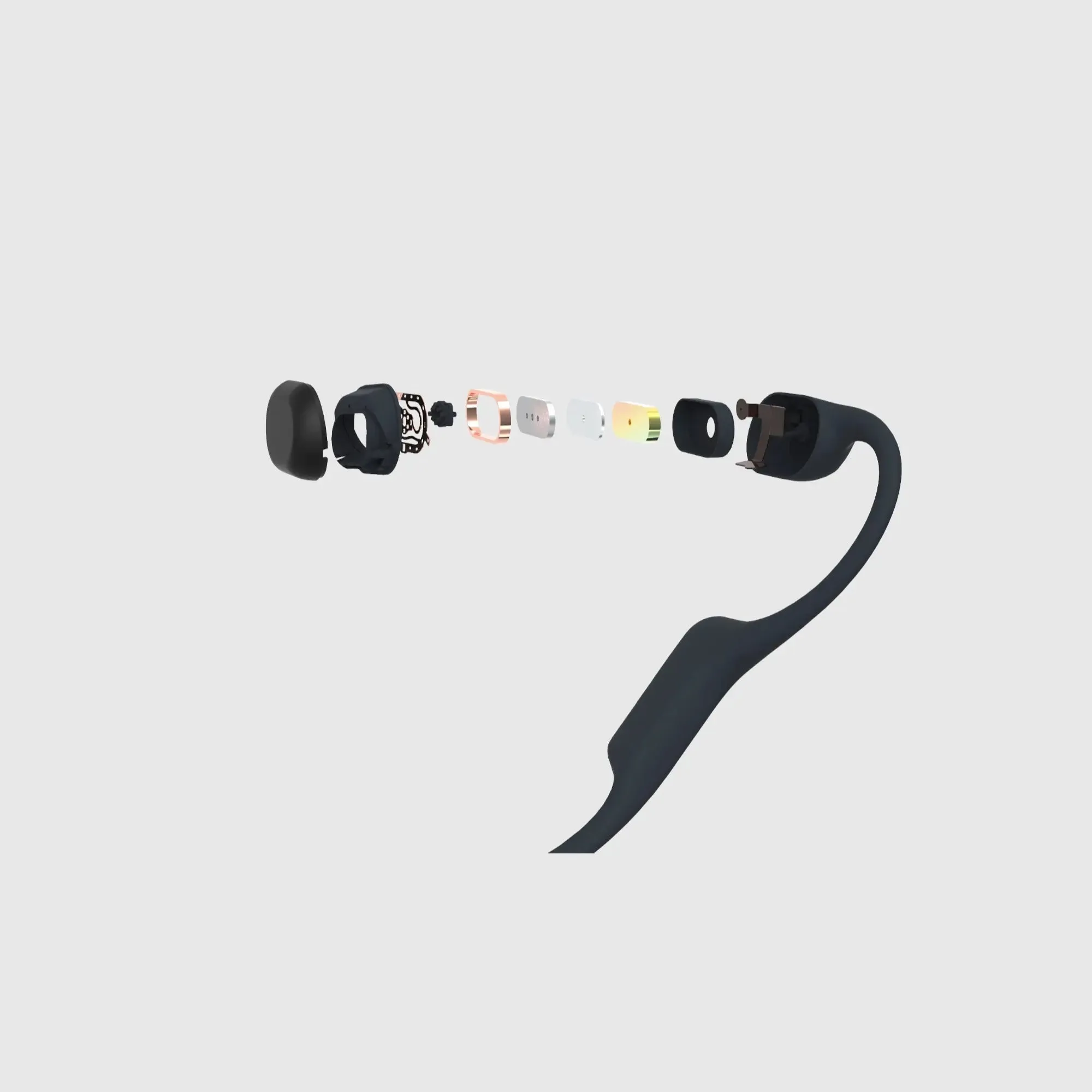 Shokz Unisex SHOKZ - OPENRUN - BLACK