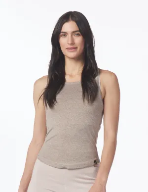 Simplicity Tank, Mocha Heather