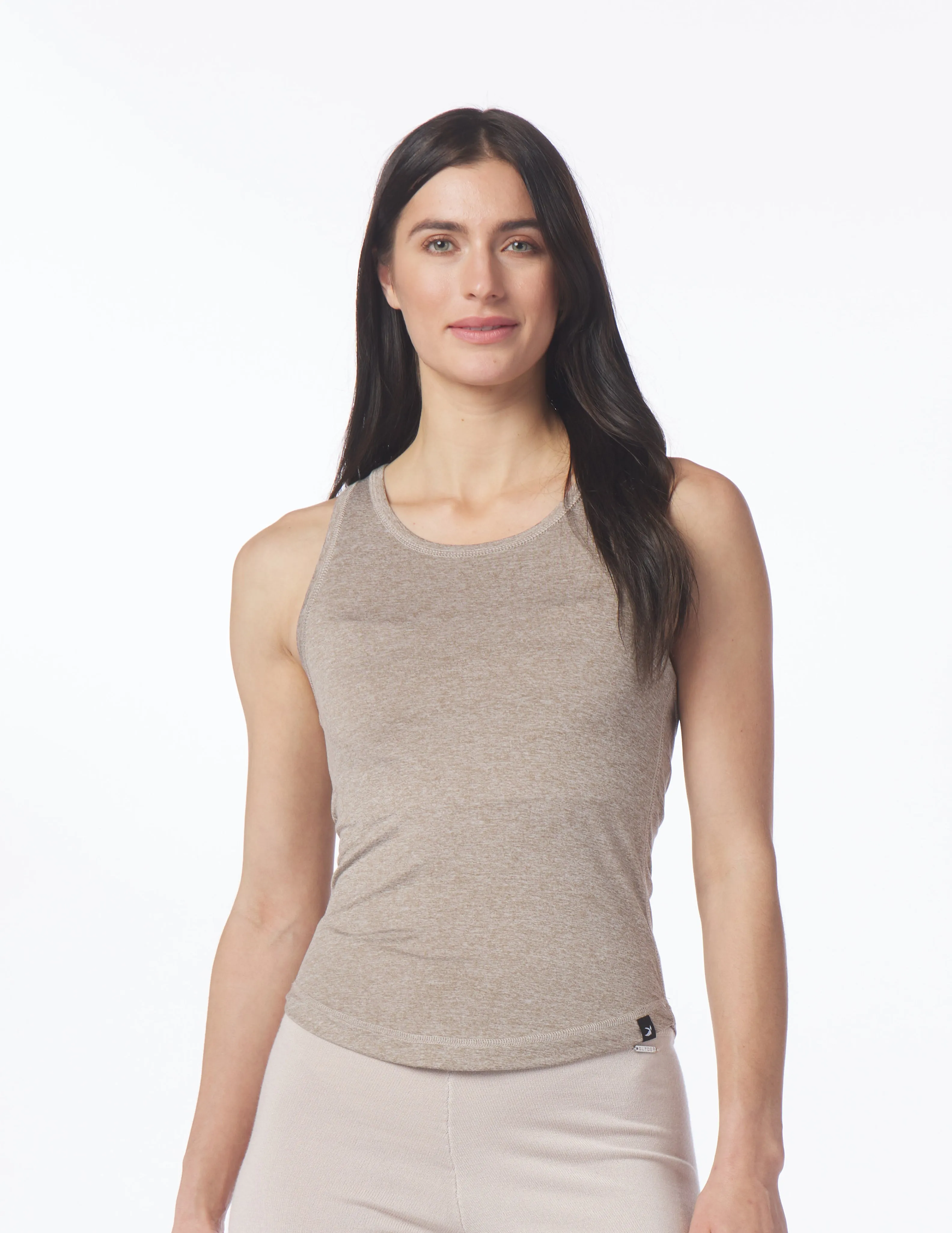 Simplicity Tank, Mocha Heather