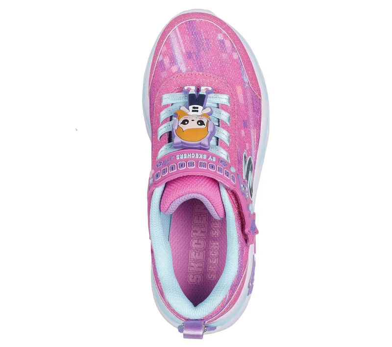 Skechers Girls Snuggle Sneaks Trainer Pink/Multi