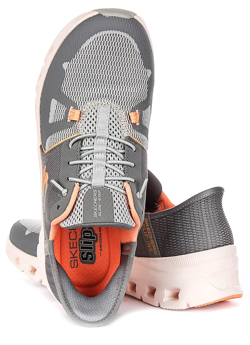 Skechers Glide-Step Pro In Grey Orange For Women