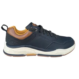 Skechers scarpa casual uomo Benago Treno 66204 BLK nero