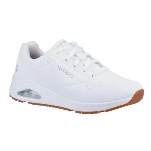 Skechers Womens UNO Slip Resistant Trainers 39 White