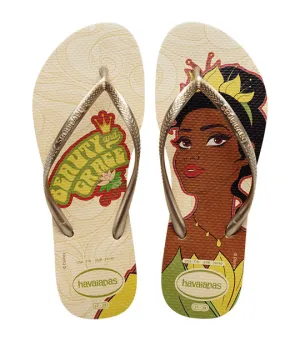 Slim Princesas Flip Flops Beige