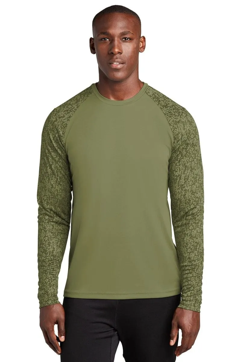 Sport-Tek ST460LS: Long Sleeve Digi Camo Tee