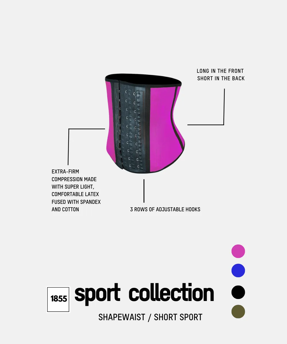 Sport Waist Trainer Short Pink