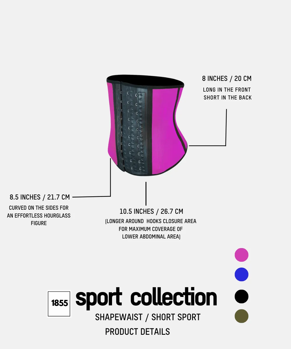 Sport Waist Trainer Short Pink