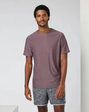 Strato Tech Tee: Elderberry Heather