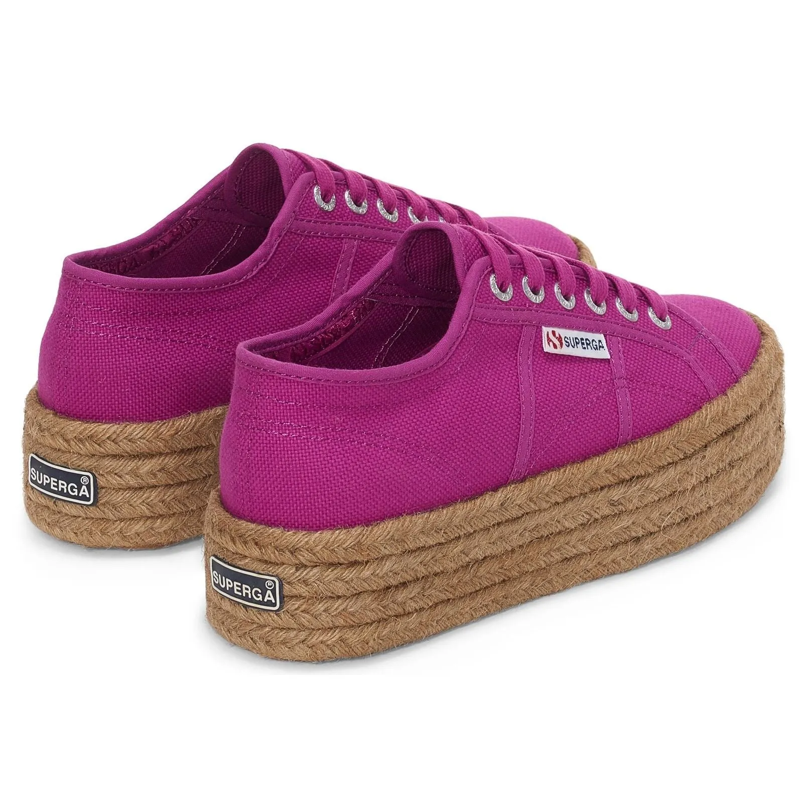 Superga 2790 Rope 100% Cotton Women's Violet Purple Trainers