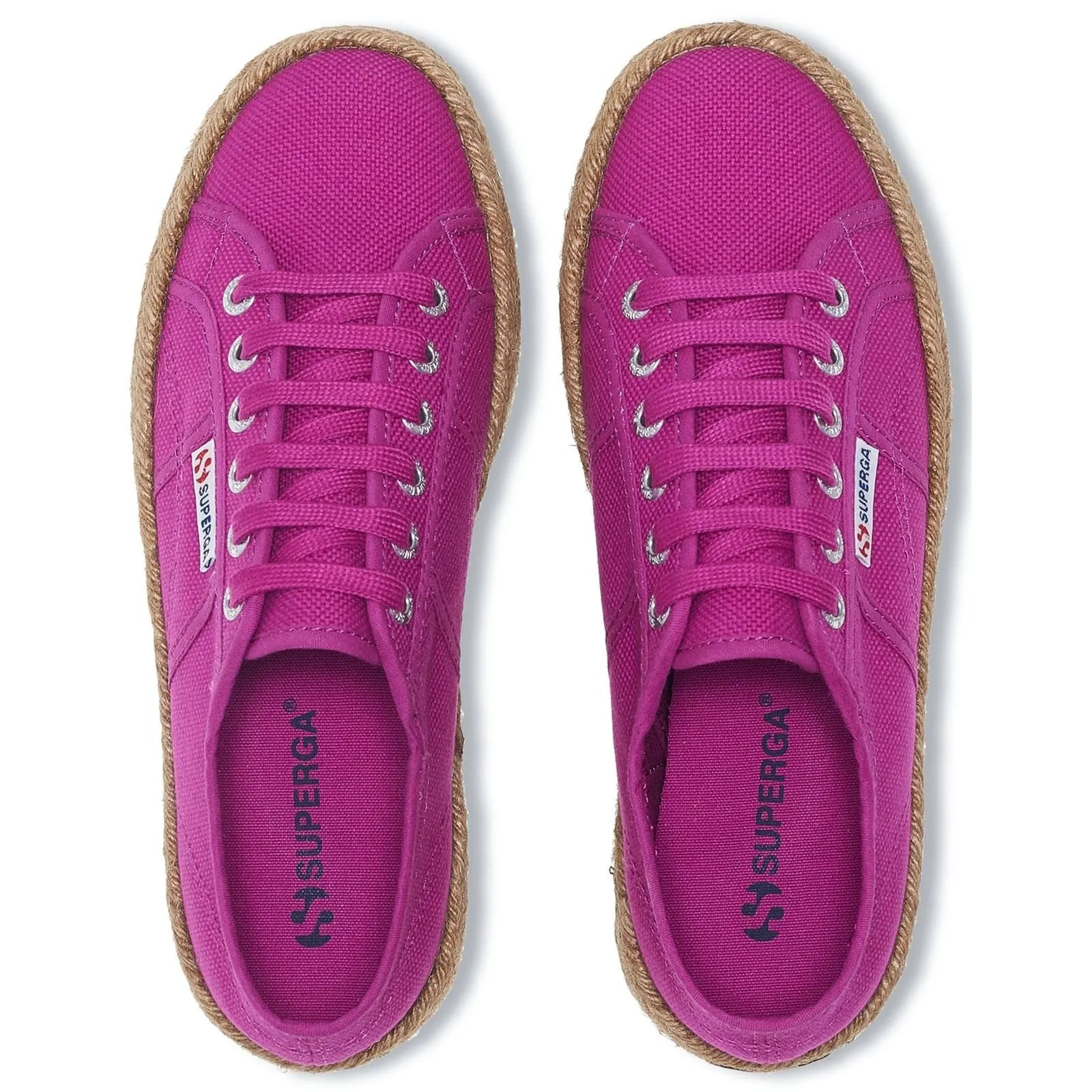 Superga 2790 Rope 100% Cotton Women's Violet Purple Trainers