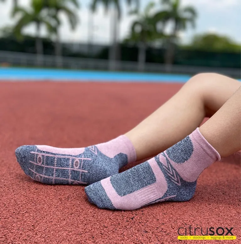 TicTacToe Sports Running Crew Socks