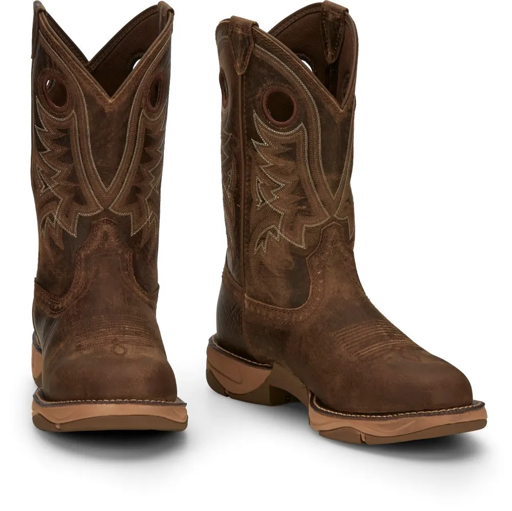 'Tony Lama' Men's 11" River EH Western Round Toe - Brown