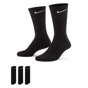 TRAINING CREW SOCKS (3 PK) "BLACK"