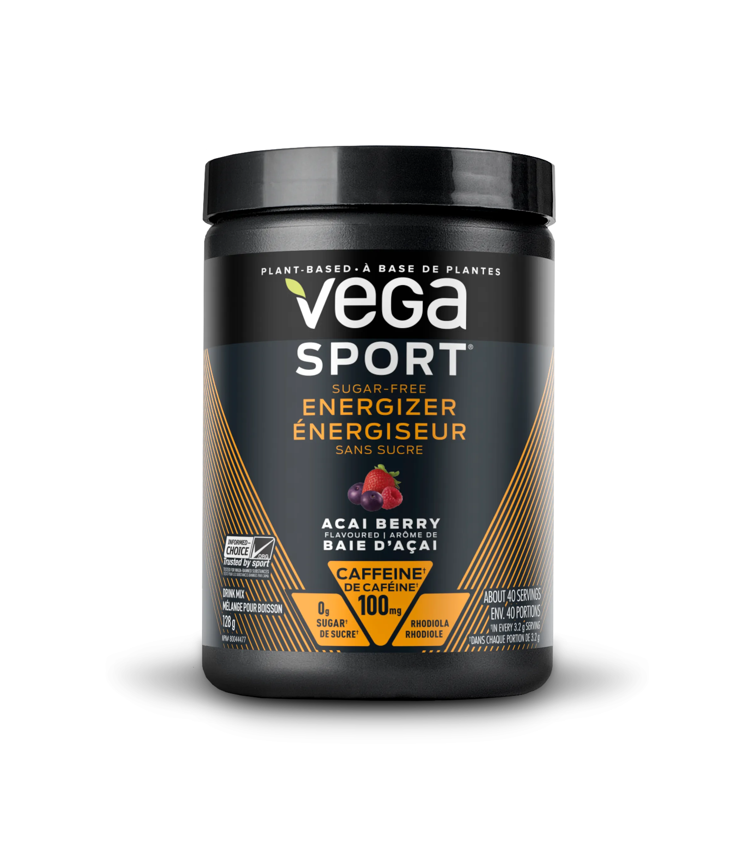 Vega Sport Sugar-Free Energizer Acai Berry 128g