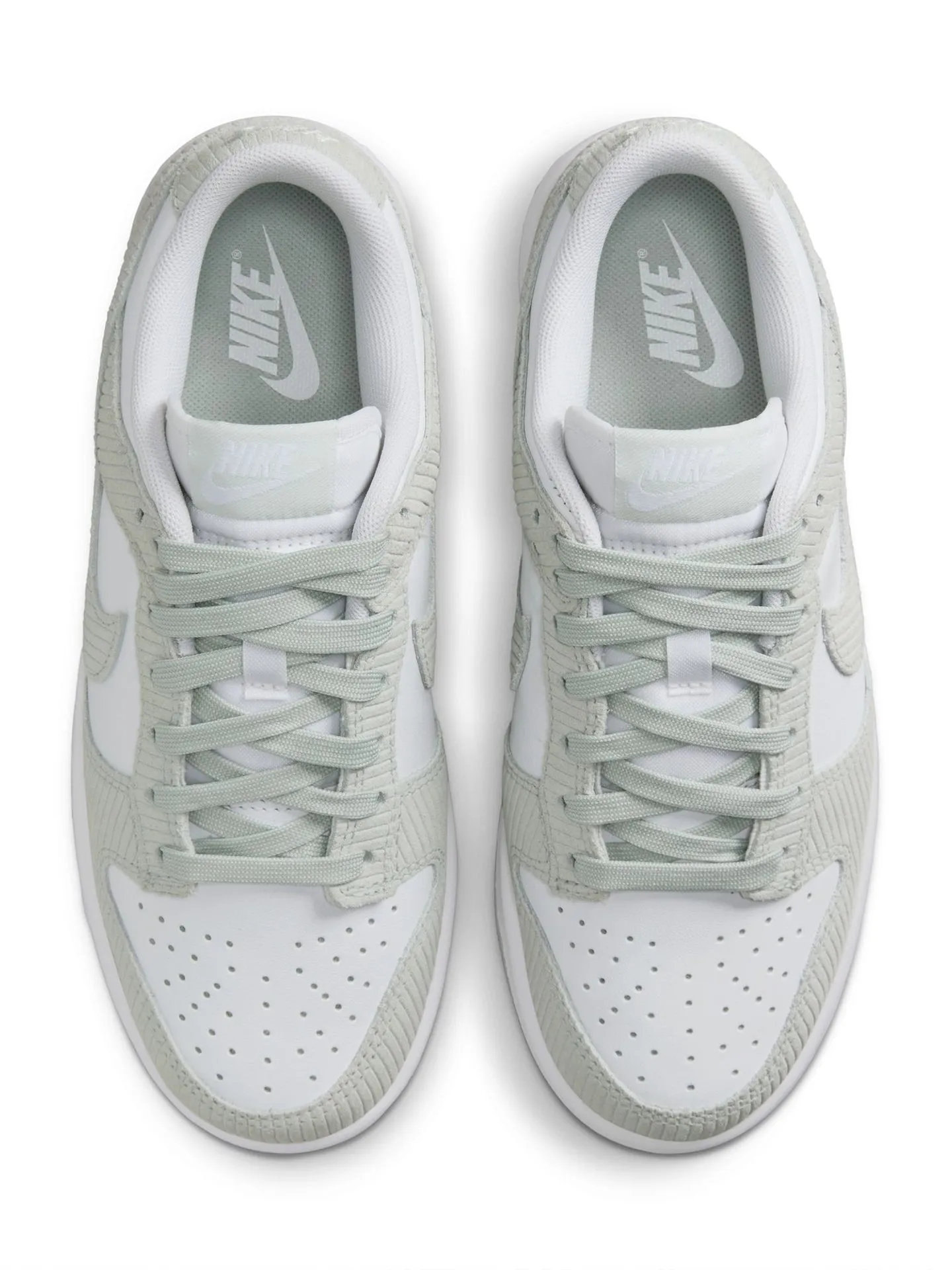 W NIKE DUNK LOW - WHITE/LIGHT SILVER