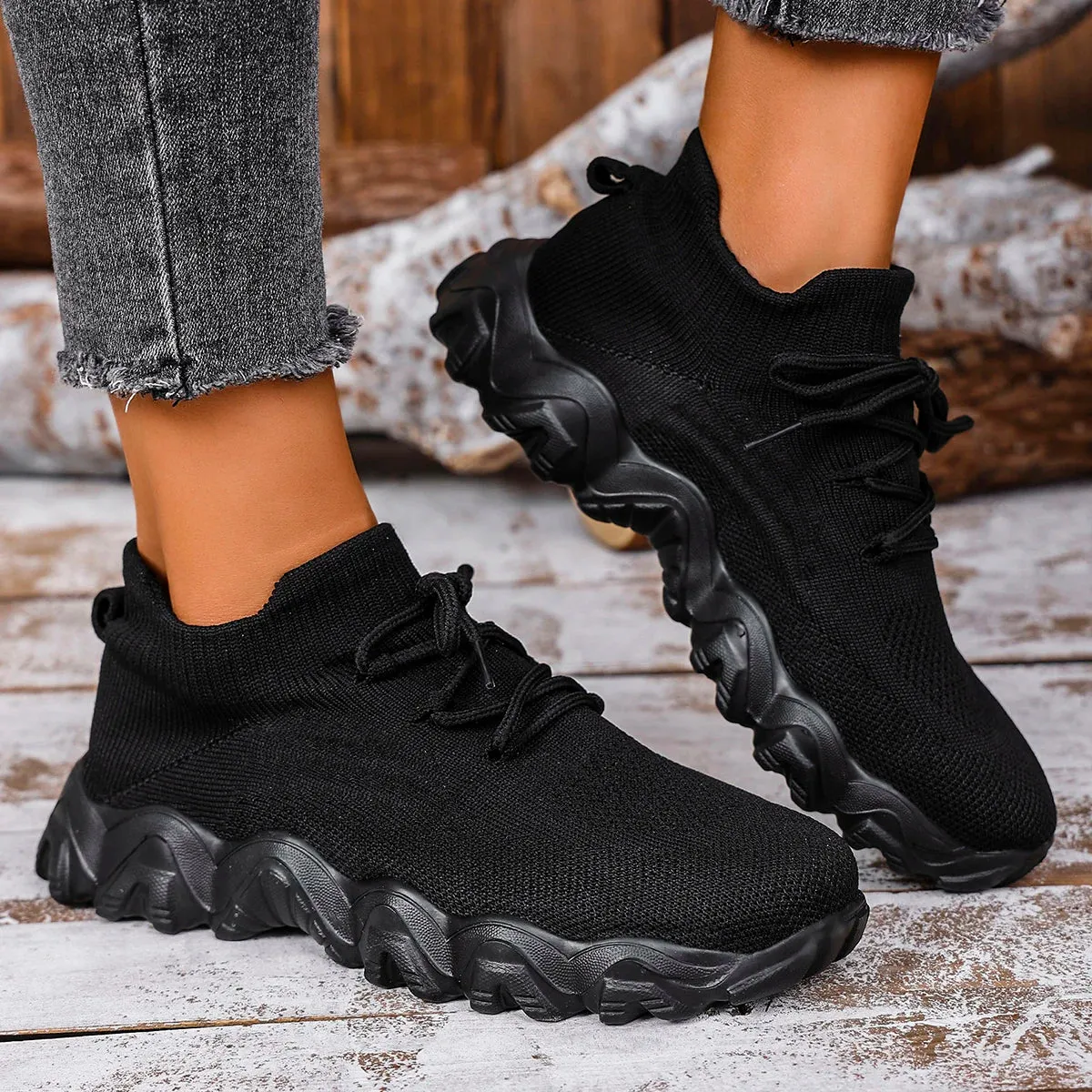 Women Sneakers Trendy Ladies Casual Sports Running Shoes Tennis Female Non-slip Breathable Trainers Athletic Shoes Sneakers