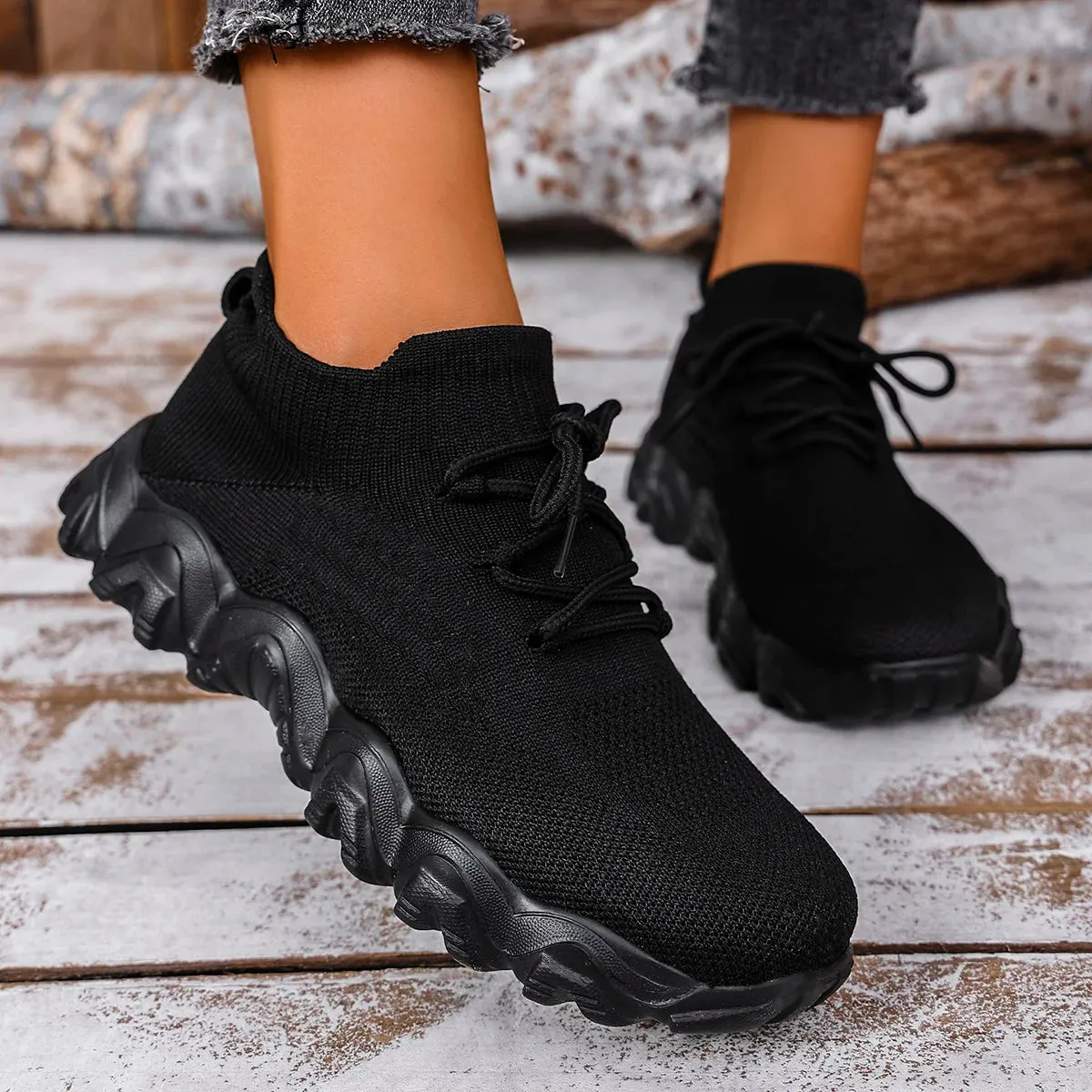 Women Sneakers Trendy Ladies Casual Sports Running Shoes Tennis Female Non-slip Breathable Trainers Athletic Shoes Sneakers