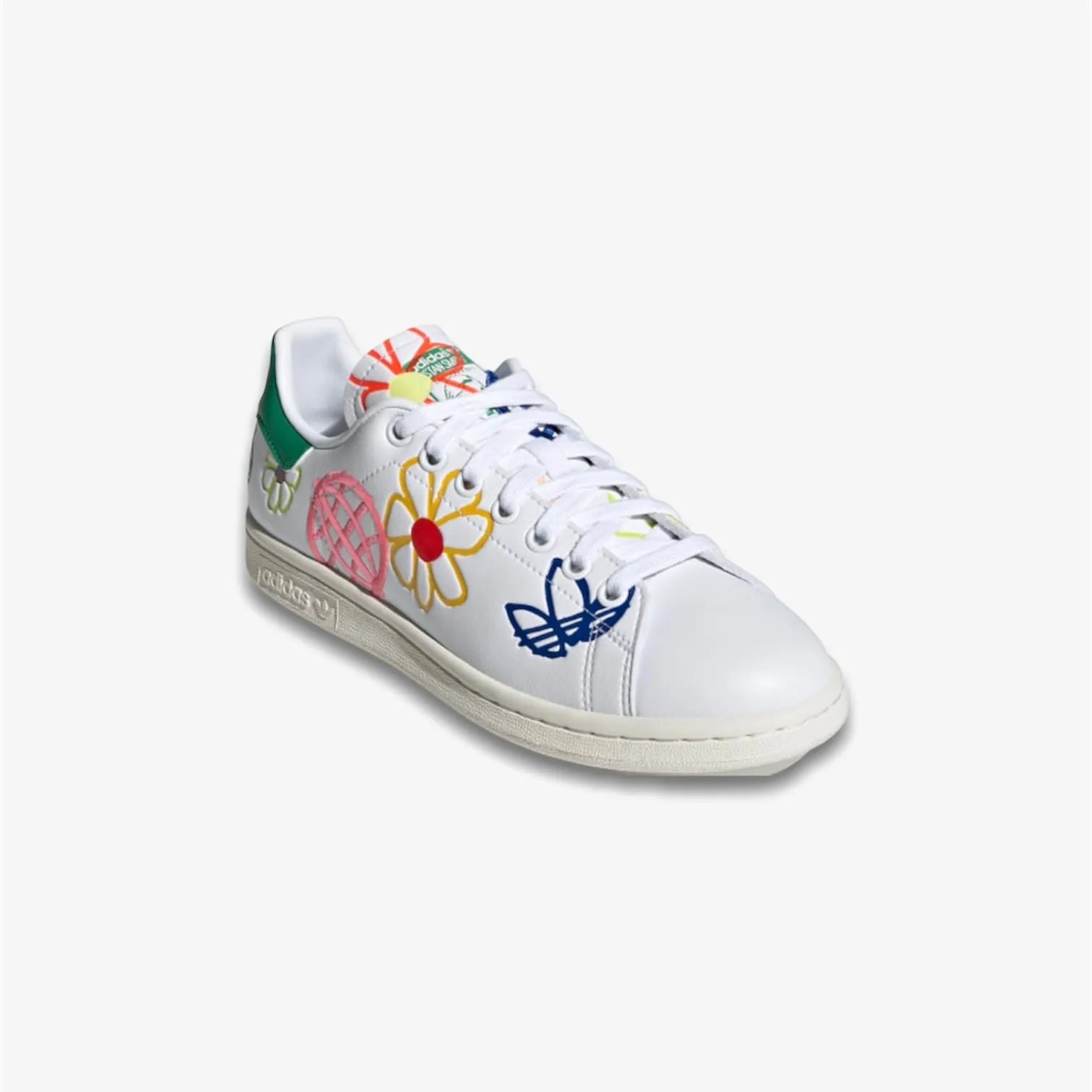 Women's Adidas Stan Smith FX5653 White Multicolor Floral