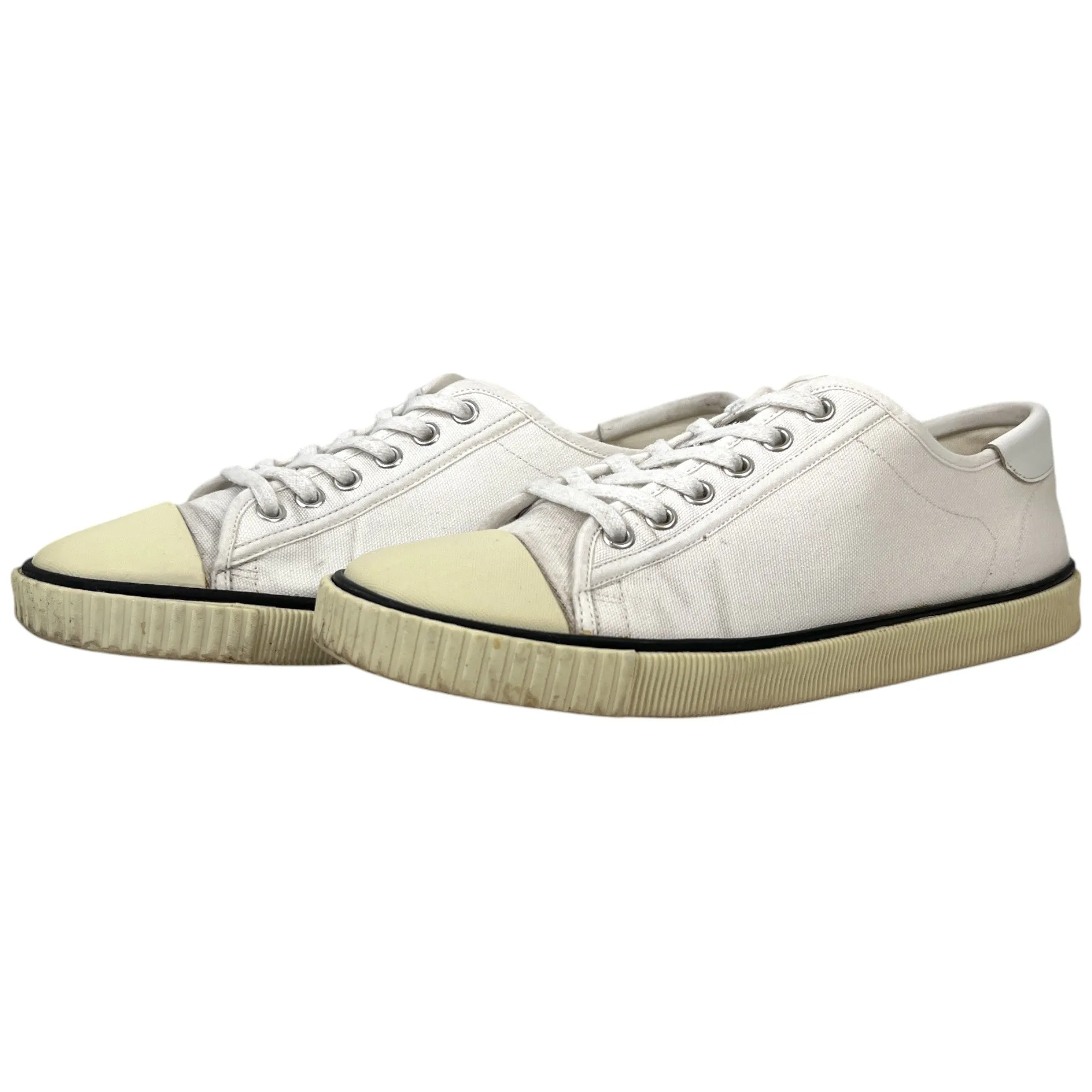 Women's Blank Canvas Low Trainers White Size EU 40 / UK 7