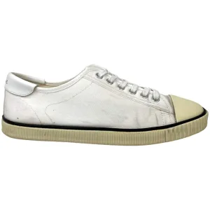 Women's Blank Canvas Low Trainers White Size EU 40 / UK 7