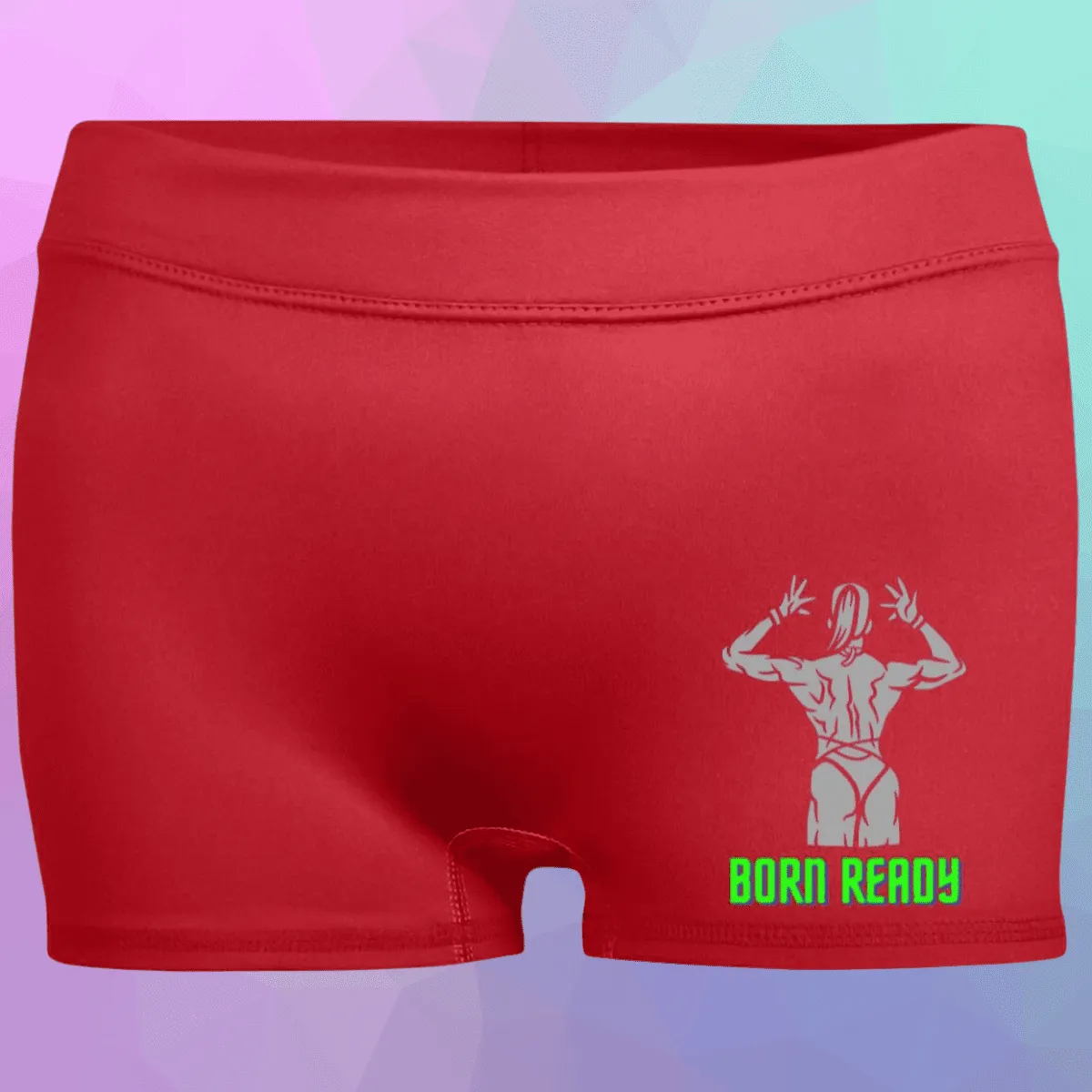 Women's Born Ready Fitted Moisture-Wicking Shorts