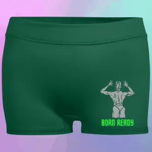 Women's Born Ready Fitted Moisture-Wicking Shorts