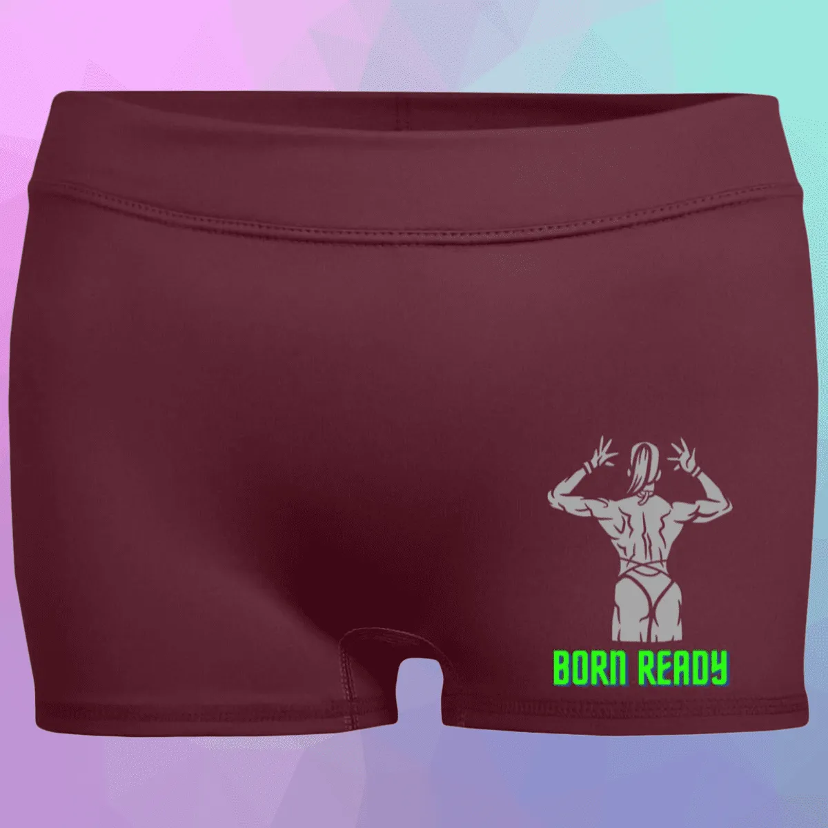 Women's Born Ready Fitted Moisture-Wicking Shorts