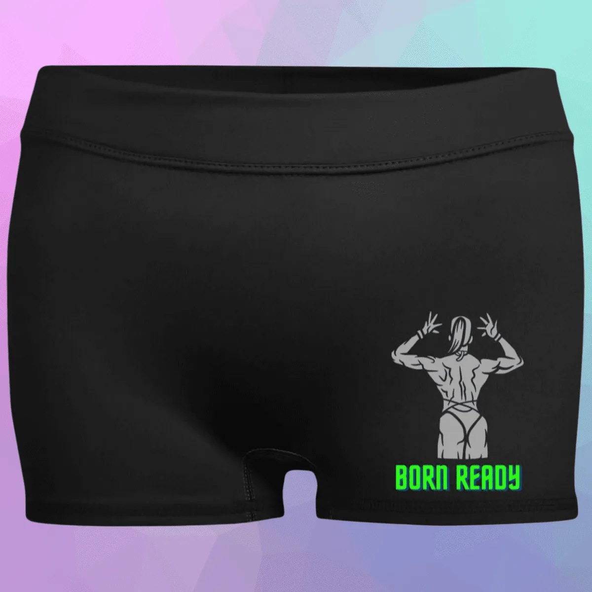 Women's Born Ready Fitted Moisture-Wicking Shorts