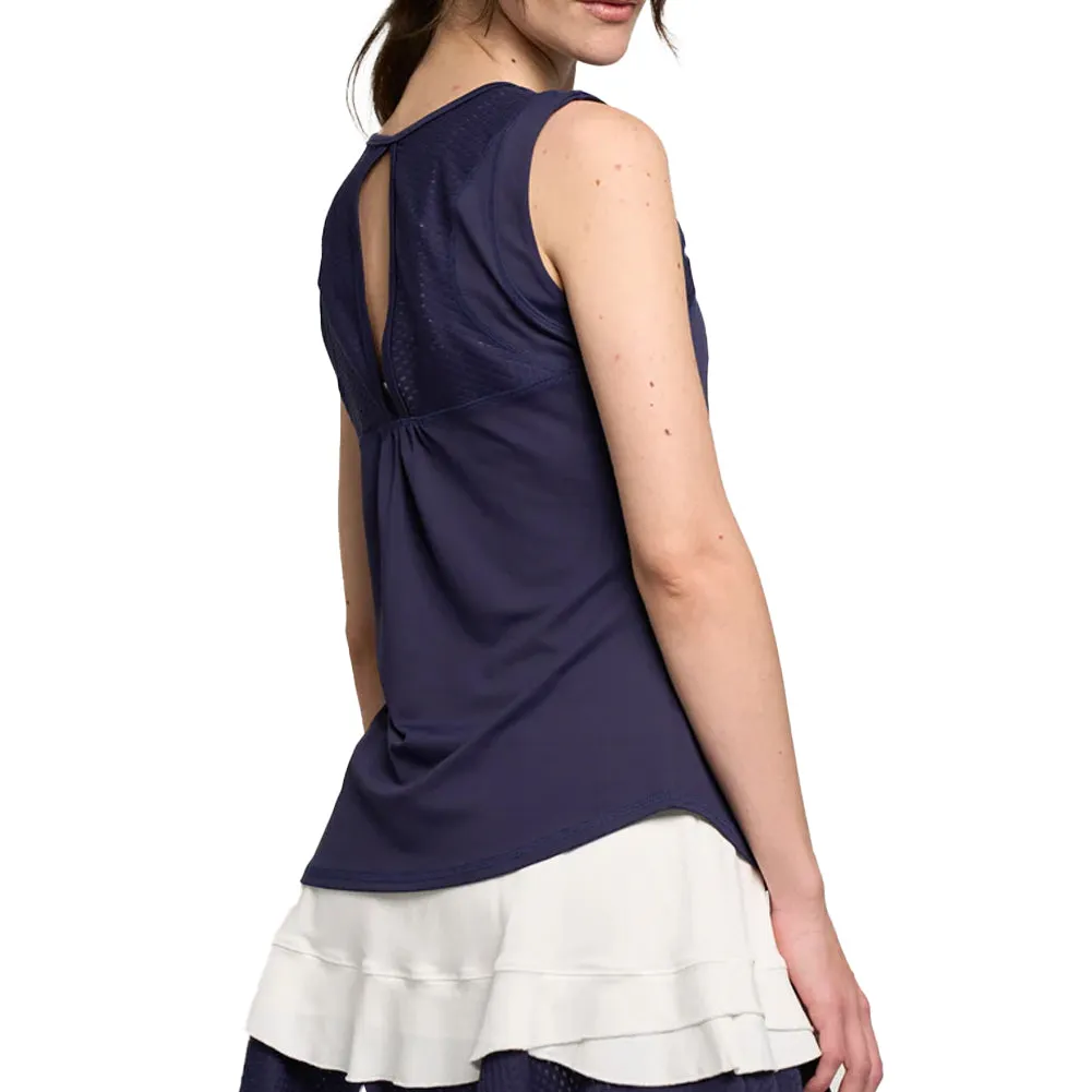 Women`s Elite Power Tennis Tank Eggplant