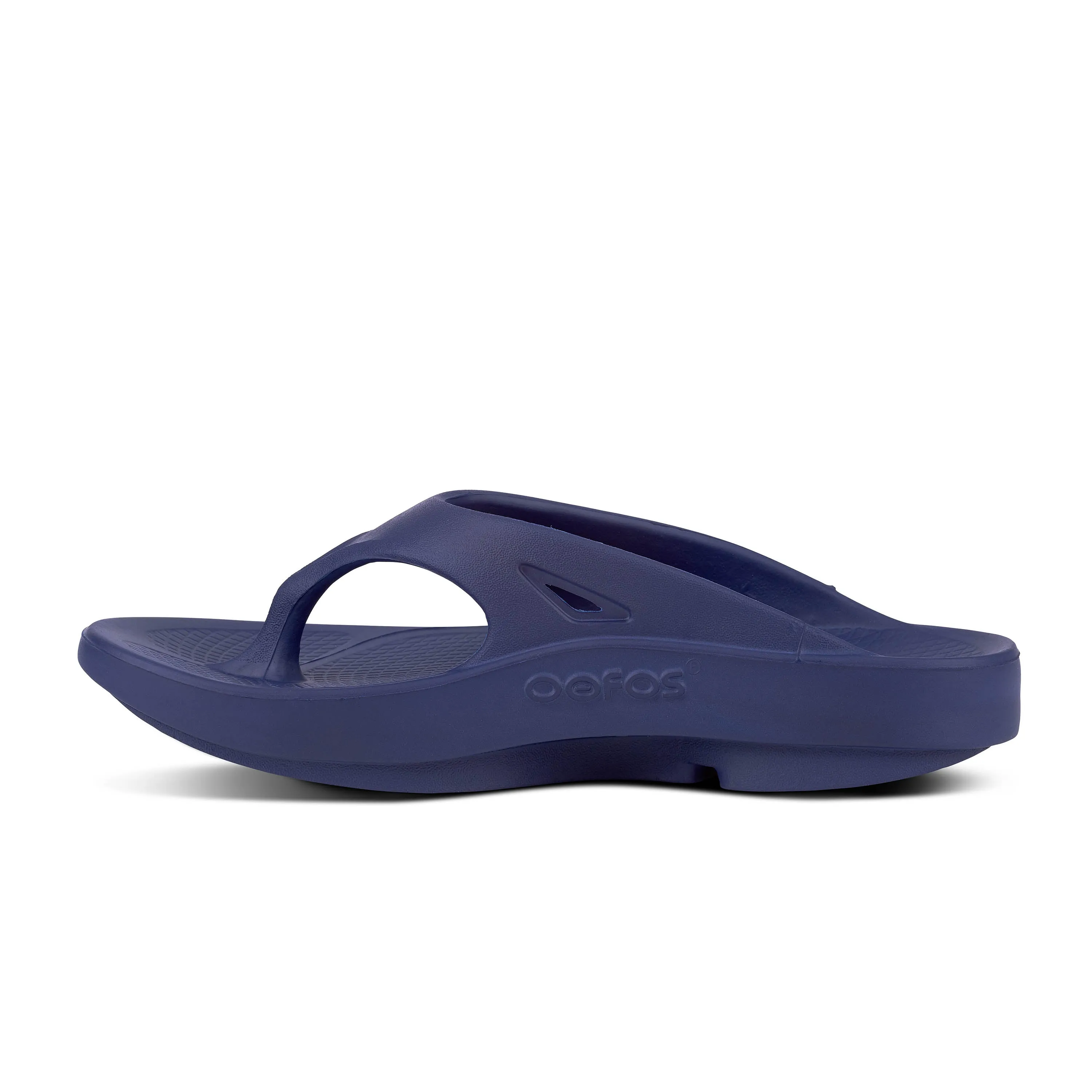 Women's Oofos OOriginal Thong Color: Navy