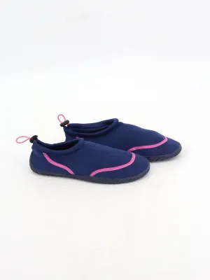 Women's Plain Solid Water Shoes,Navy