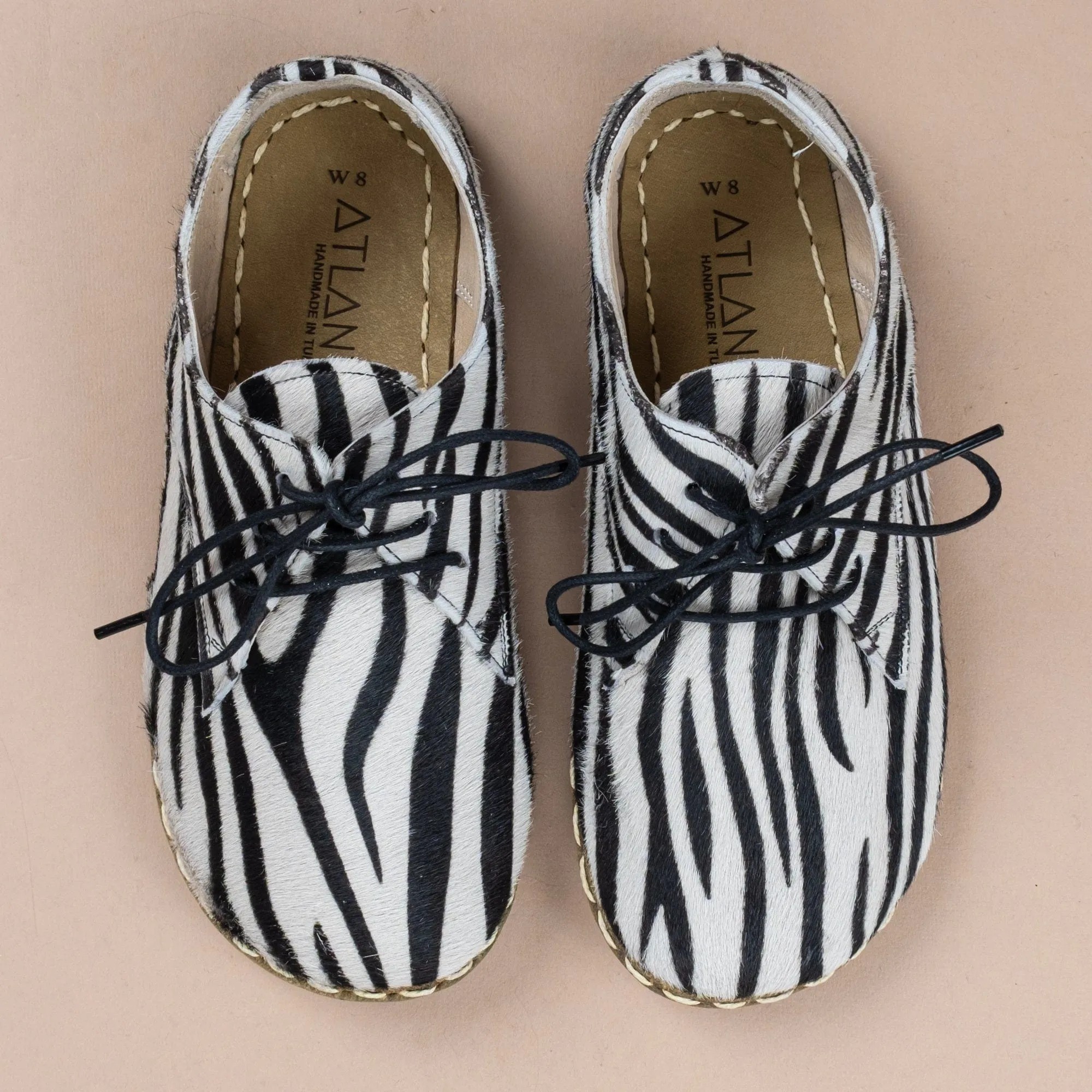 Women's Zebra Oxfords