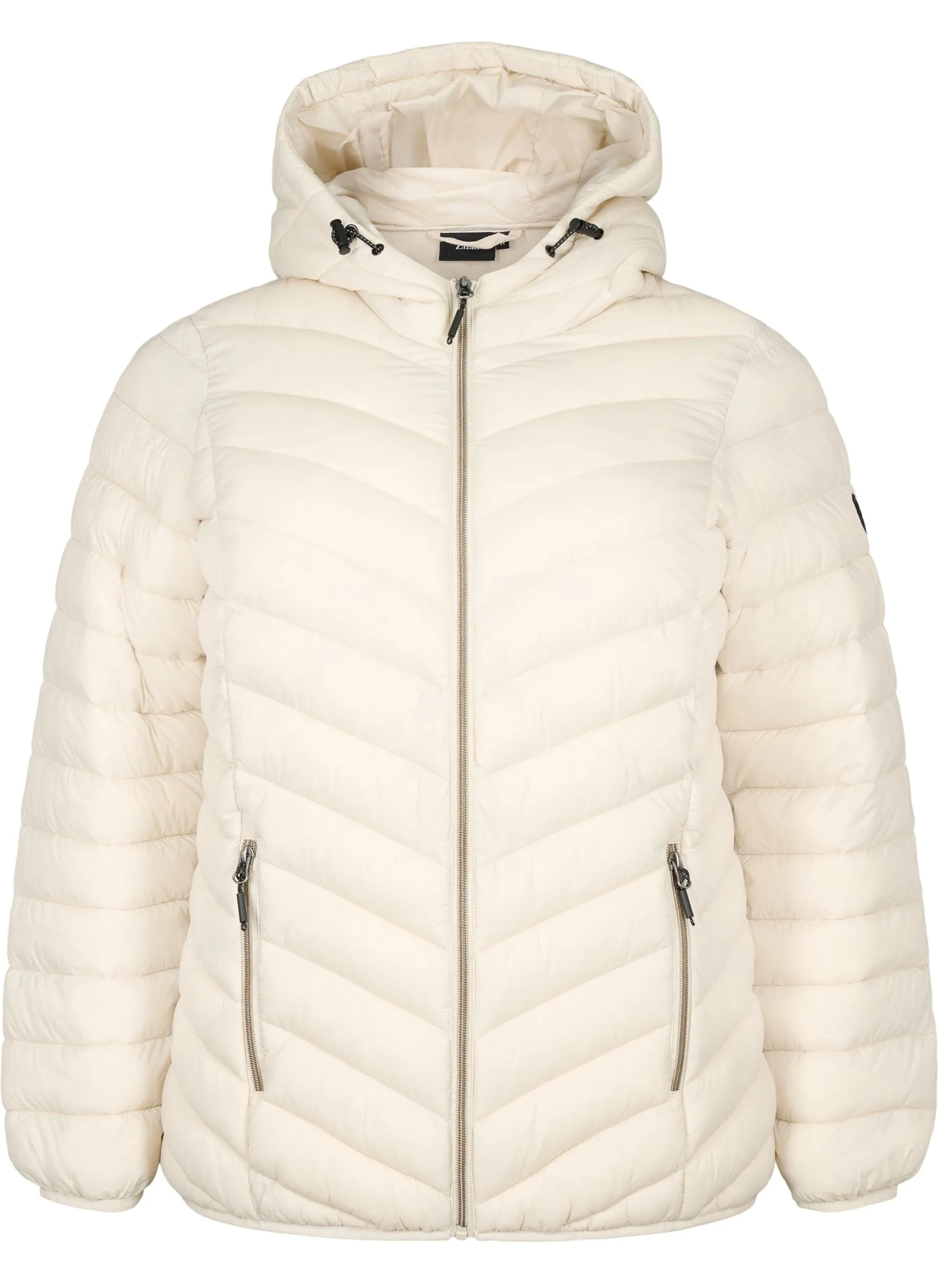 Zizzi Sally Lightweight Jacket in Cream