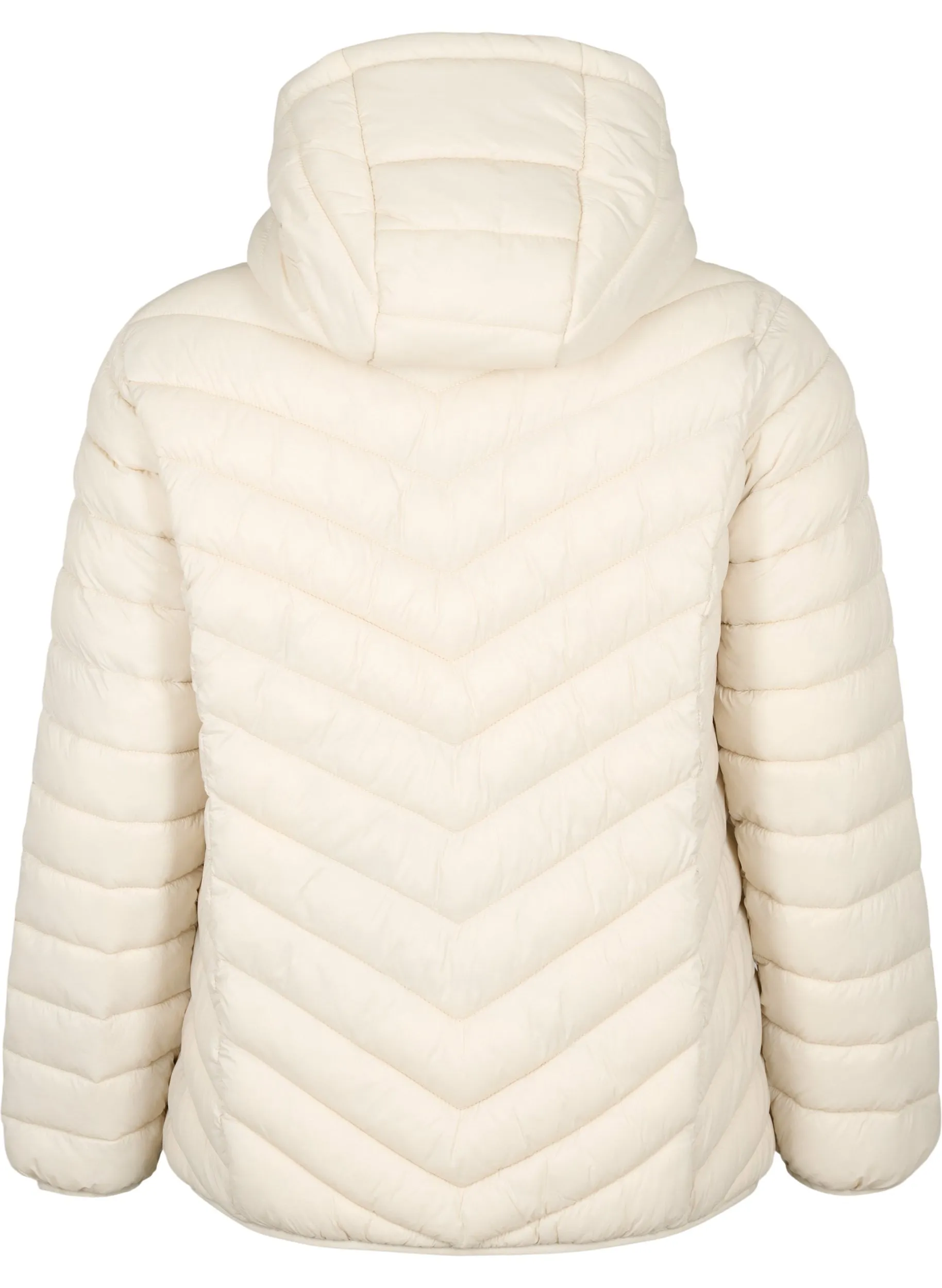 Zizzi Sally Lightweight Jacket in Cream